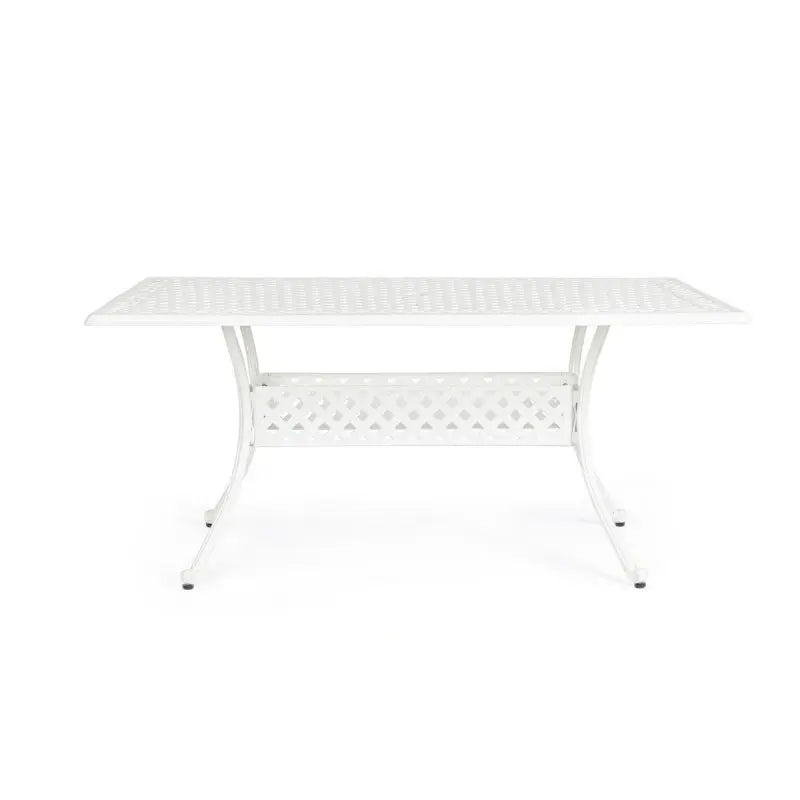 Tavolo rettangolare da esterno Ivrea bianco cm 90x160