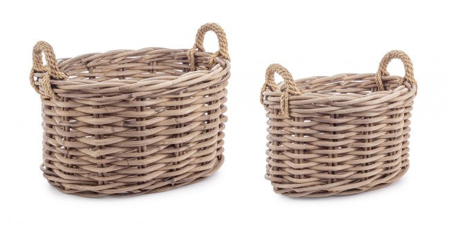 Cesta grigia 50x40x30h e 59x46x35h