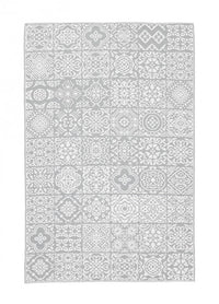 Tappeto Shiraz Bianco-Grigio 150X210
