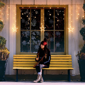 Ice Light Stelle 150 LED 400x80cm bianco caldo