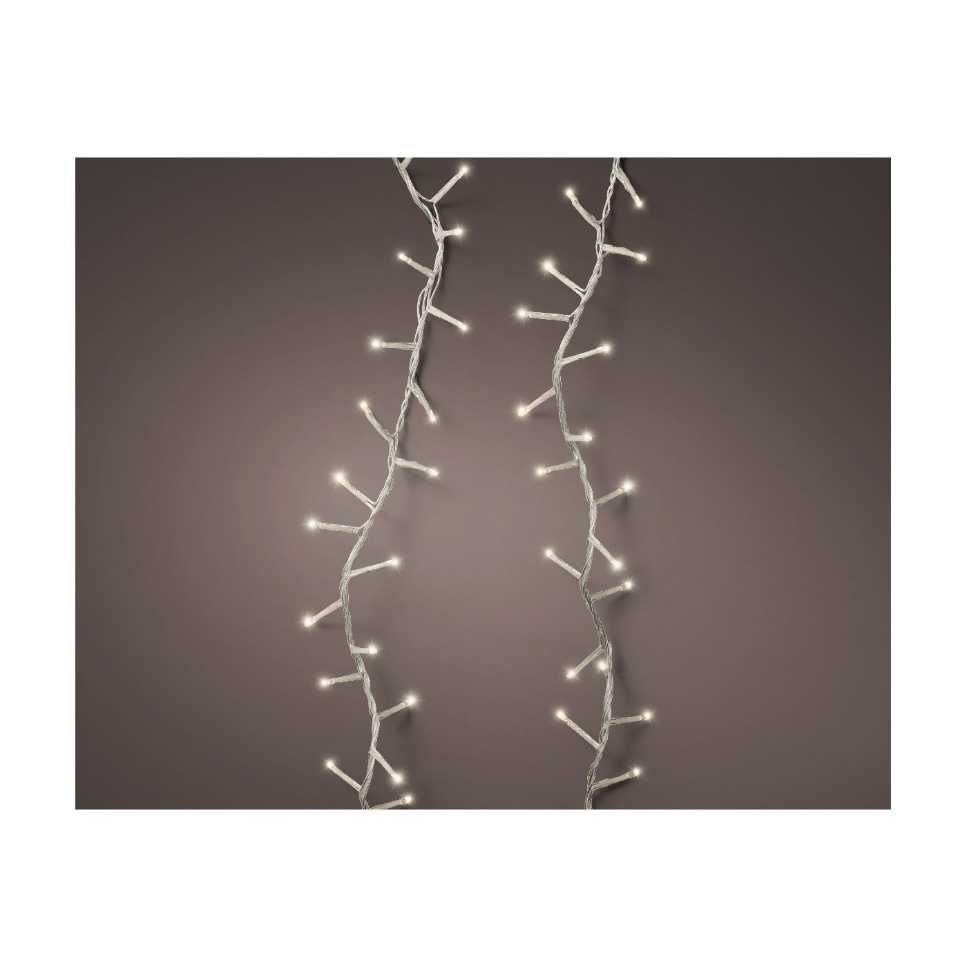 Luci LED Compact Light trasp/bia caldo 4500cm 8Funz OUT