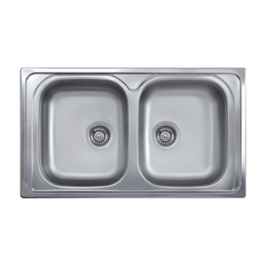 Lavello da incasso 86x50 2 vasche SAXT322A EFFEZ