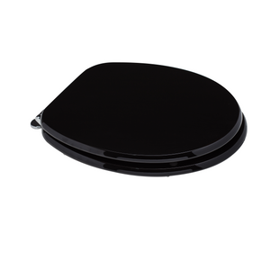 Copriwater universale nero in legno FSC