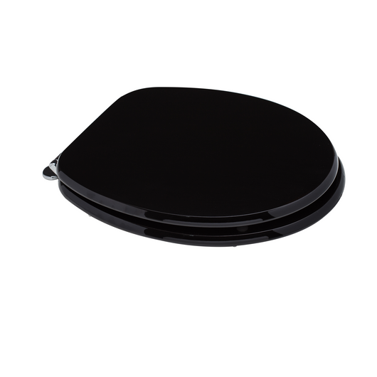 Copriwater universale nero in legno FSC