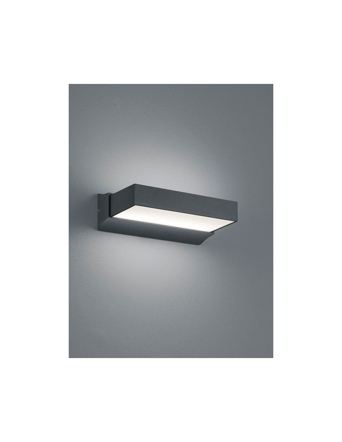 Applique Ingresso Doppio Led Sopra e Sotto Cuando Antracite Trio Lighting