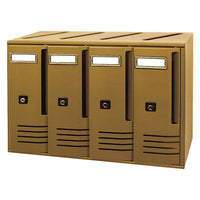 Cassetta postale bronzo 42x17,5x30 cm