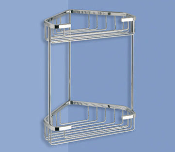 Portasapone doppio angolare in acciaio inox