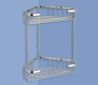 Portasapone doppio angolare in acciaio inox