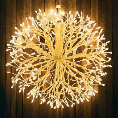 Ramo sfera ricco champagne ø30cm 384 led