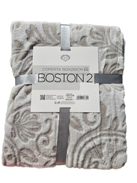 Coperta Matrimoniale Boston - 150 x 210 CM - Lavabile a 30° - 100% Poliestere