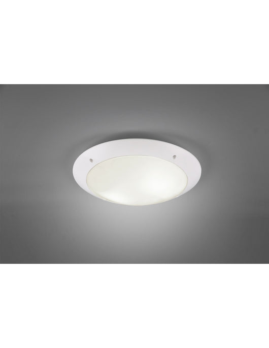 Plafoniera Da Esterno Camaro Bianco Opaco IP54 Ø33 cm Trio Lighting