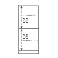 Armadio multiuso due ante Bianco 62x34x h147 cm
