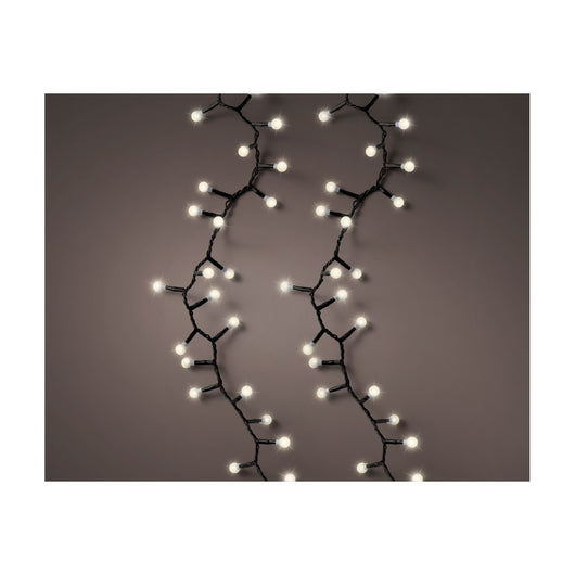 Luci LED Cherry Light nero/bianco caldo 1100cm 8Funz OUT