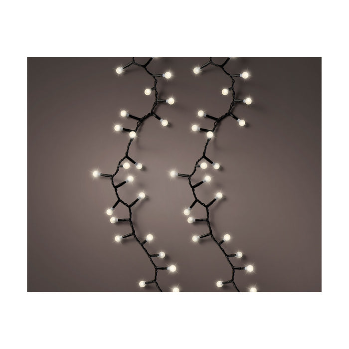 Luci LED Cherry Light nero/bianco caldo 1100cm 8Funz OUT