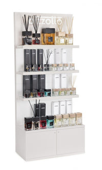 Espositore fragranze 100x46,5x200h in metallo