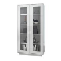 Vetrina ante bianco lucido 92x179x43 cm