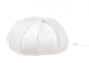 2x Piantana terra ellisse flat pp bianco D.65x39h