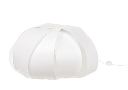 2x Piantana terra ellisse flat pp bianco D.65x39h