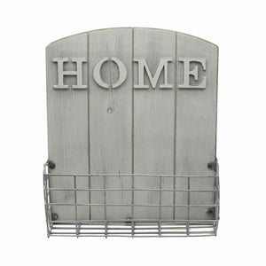 Portalettere legno bianco cm25,5x9h30,5