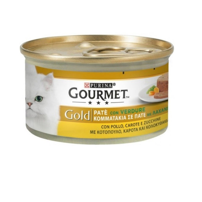 Gourmet Gold Patè pollo, carote e zucchine Purina 85 grammi
