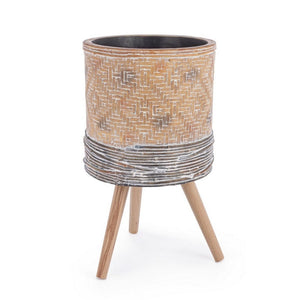 Vaso Dakar treppiede Magnesia 39h cm