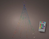 Luci Danzanti Stella Cadente Cambio Colore Esterni H 270 Ø 28 cm