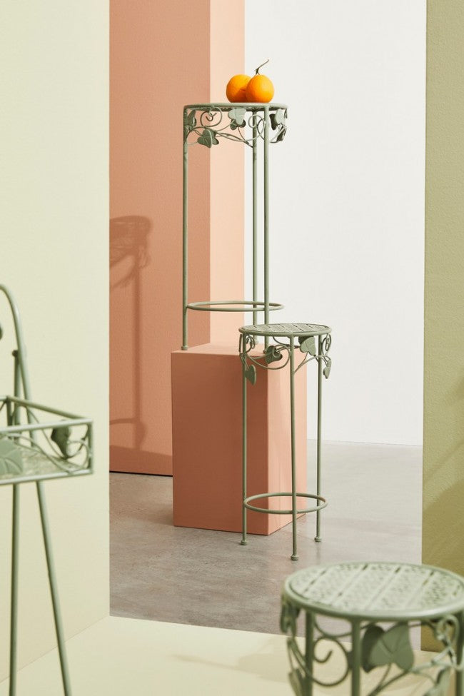 4x Sedia rettangolare in metallo 41x34x78h