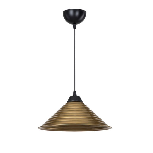 Lampada da soffitto Sava ASZ1619 con paralume in metallo bronzo H48xL28