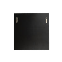 Pannello decorativo con finitura in legno bianco 80x110x4 cm