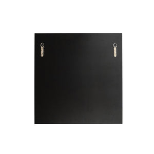 Pannello decorativo con finitura in legno bianco 80x110x4 cm