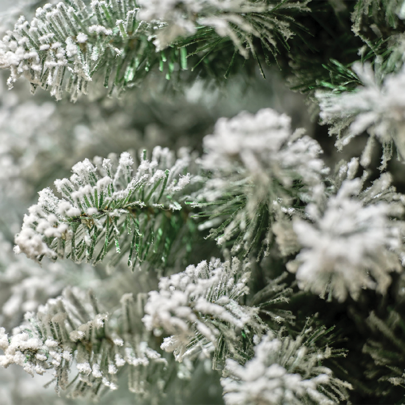 Albero di natale Pensil pine innevato 60 x H 210 cm