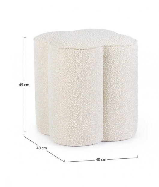 Pouf Cointa Naturale 40x40x45 h