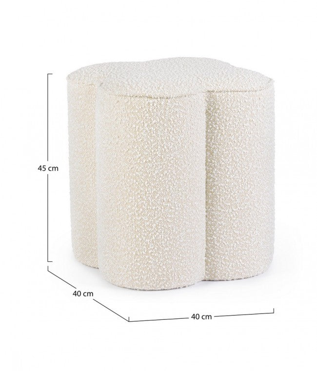 Pouf Cointa Naturale 40x40x45 h