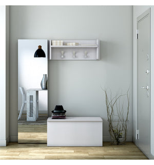 Baule Contenitore Con Chiusura Rallentata bianco