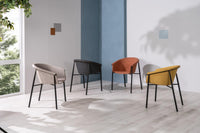 4x Sedia in Tessuto 58cm X 56cm H. 79cm