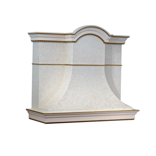 Cappa aspirante ARROGANCE in acciaio inox e cornice in legno cm 120