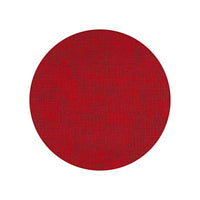 Tovaglietta tonda doubleface 38 cm rossa