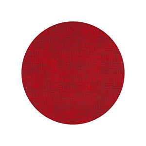 Tovaglietta tonda doubleface 38 cm rossa