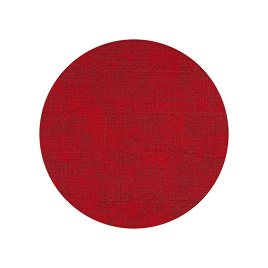 Tovaglietta tonda doubleface 38 cm rossa