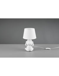 Lume Scimmietta Ceramica Bianca "Non Sento" Nilson Trio Lighting