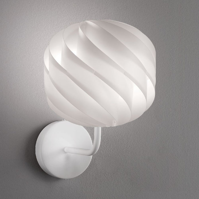 Applique Bianco in Metallo Cm. 25 x 28 x 34 h