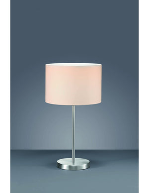 Lampada da Tavolo Hotel Metallo Paralume Bianco Ø30 cm Trio Lighting