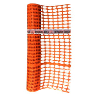 Rete delimitazione cantiere 1x50 mt arancio