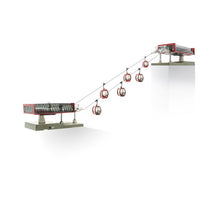 Seggiovia elettrica rossa-nera 1:87 H0