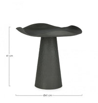 Tavolino lalita verde D.41 x 41h in metallo