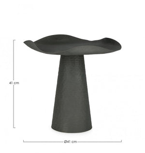 Tavolino lalita verde D.41 x 41h in metallo