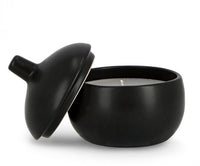 3x Coperchio canister nero D.14x14h in ceramica