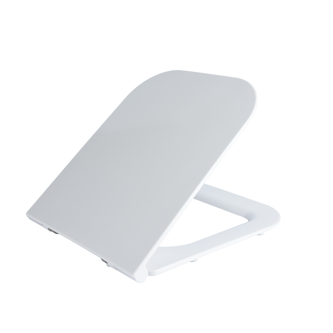 Copriwater in termoidraulico bianco lucido