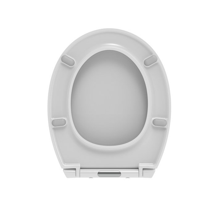 Coprivano ovale in termoidro bianco lucido