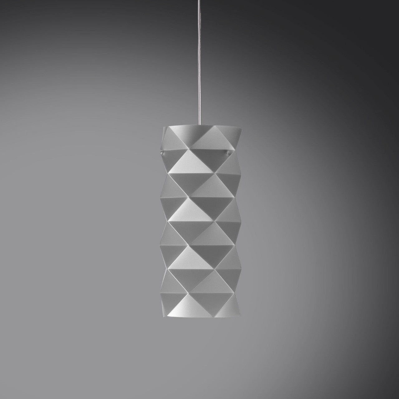 Sospensione Silver in Metallo Cromato Cm. 13 x 32h